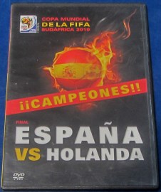 DVD ESPAÑA VS HOLANDA